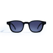 Parker-Solid Black Sunglasses Front view
