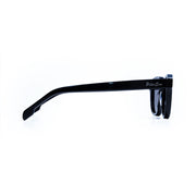 Parker-Solid Black Sunglasses Side view