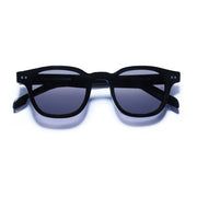 Parker-Solid Black Sunglasses view with shadow