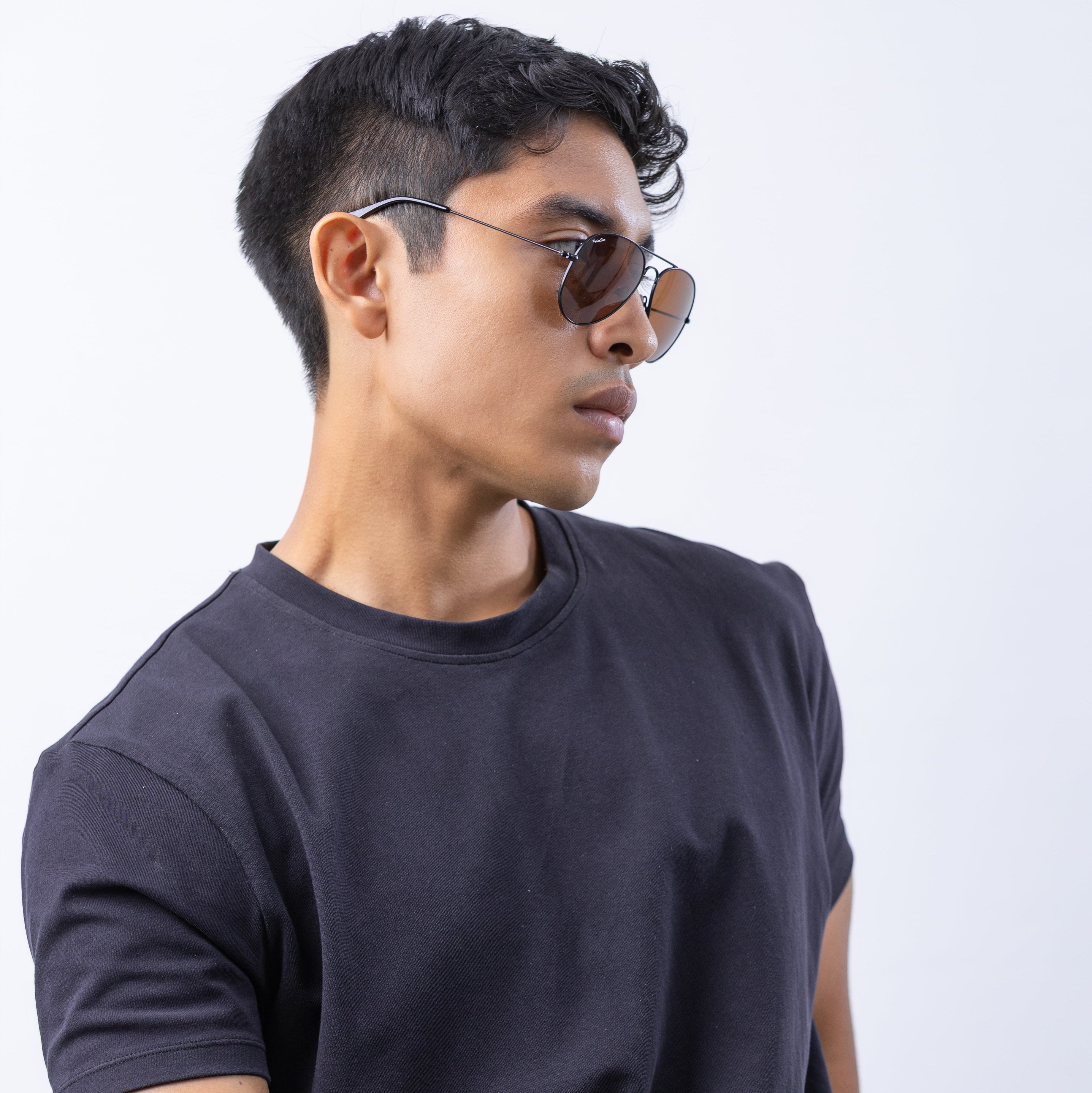 AVIATOR- Black / Brown Sunglasses worn by men Featured Image