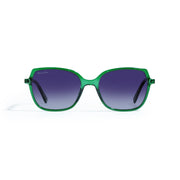 MINX-Crystal Green Sunglasses Front View Featured Image