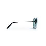 AVIATOR SPRINT- Black / Green Sunglasses Side View